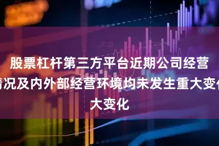 股票杠杆第三方平台近期公司经营情况及内外部经营环境均未发生重大变化